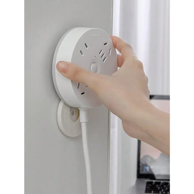 1pc Power Strip Holder, Adhesive Wall Mount Cord Organizer, Outlet Hanger Rack Back To School 5