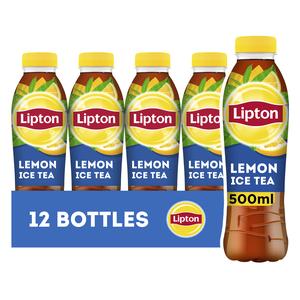 Lipton Ice Tea Lemon 12x500ml - Refreshing Beverage