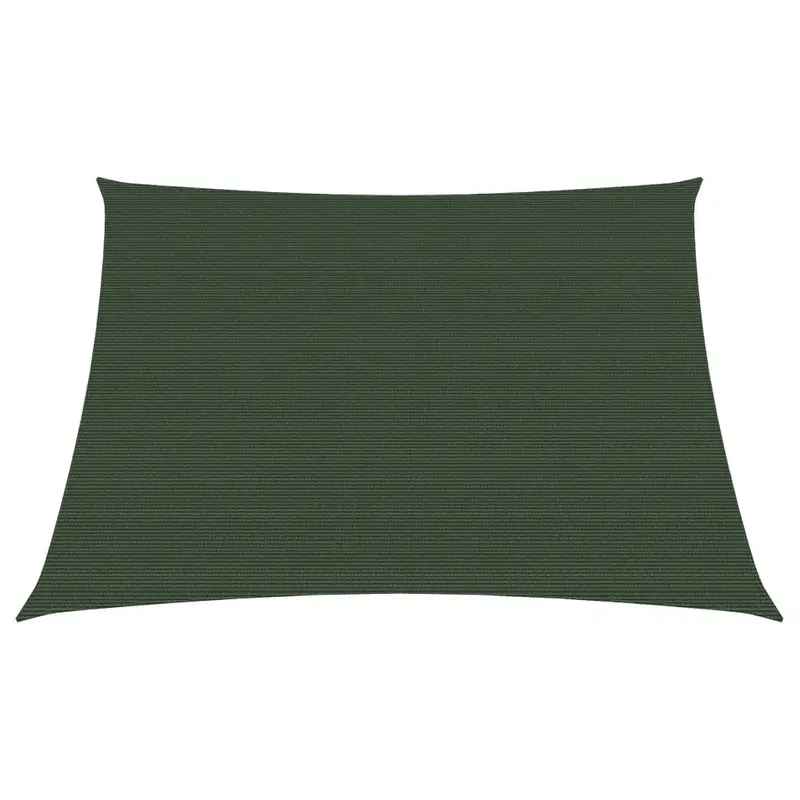Sunshade Sail 160 g/m² Dark Green 3/4x2 m HDPE 0