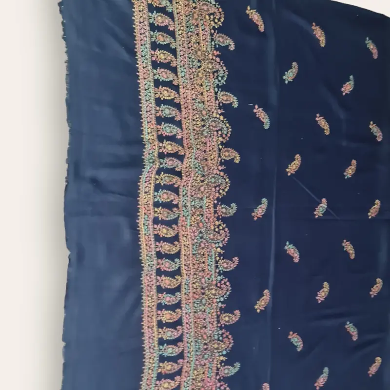 Pashmina shawls with Kashmir Embroiderey afghan shawl winter scarfs 4