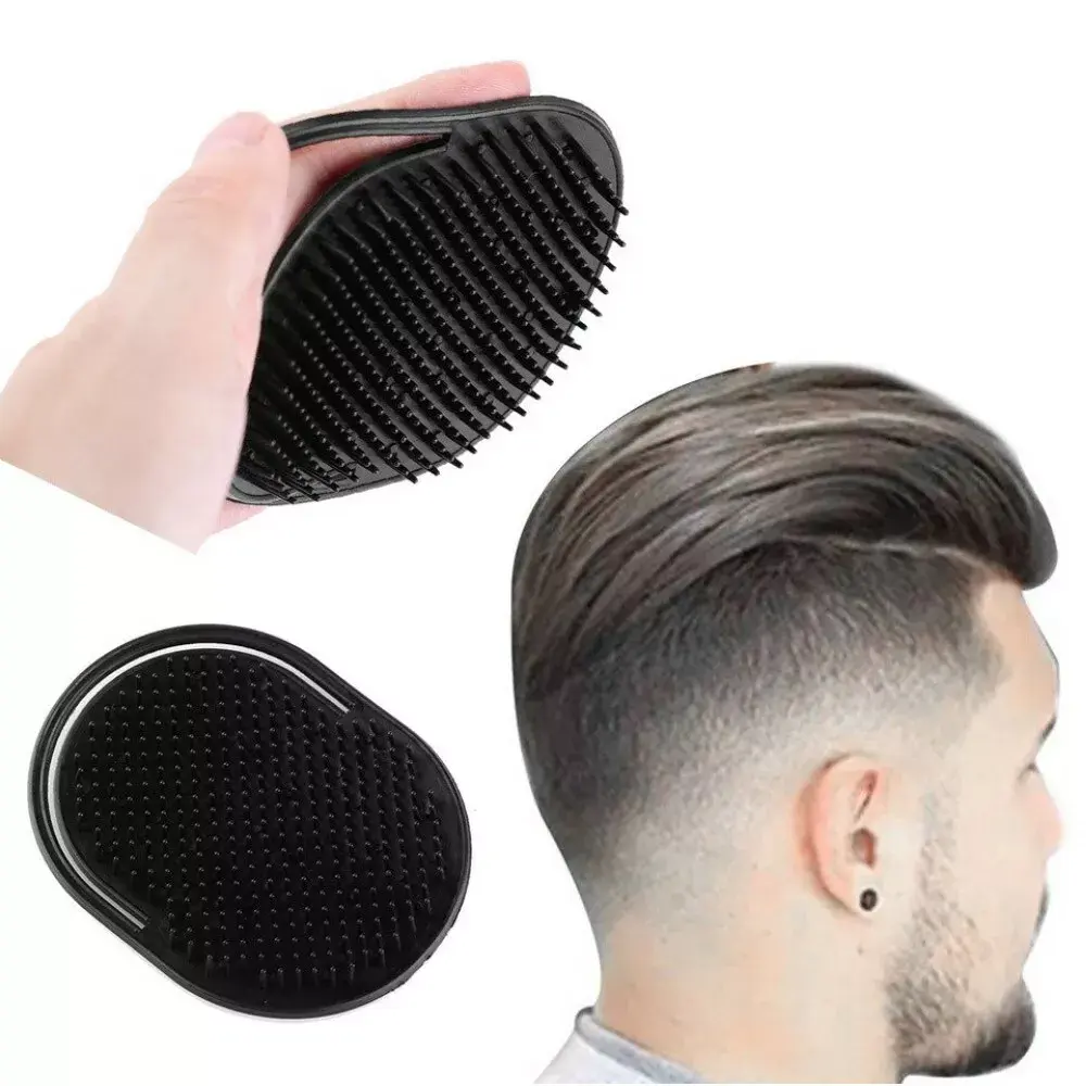 Pocket Hair Comb Brush for Men Beard Mustache Palm Scalp Massage Shampoo Travel