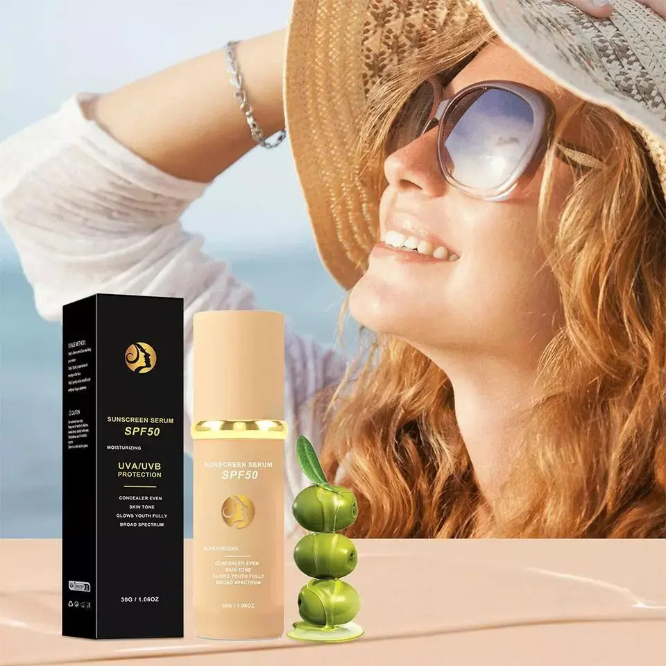 4-in-1 Moisturizing Color Changing Foundation  SPF50 - Concealer, Moisturizer, Sunscreen, primer for all skin type