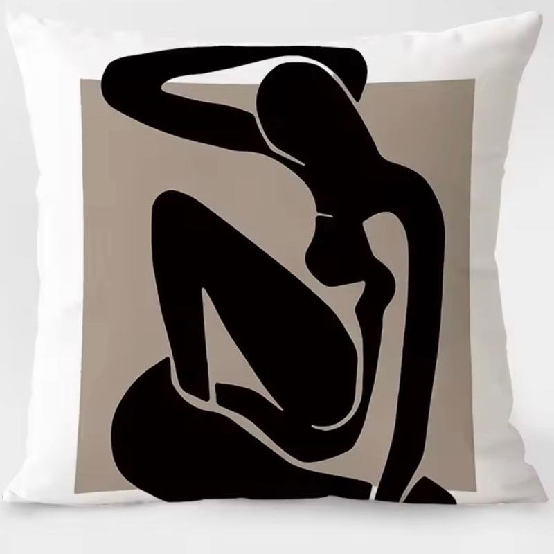 Simple Feministic Geometric Pillowcases for a Stylish Bedroom 1