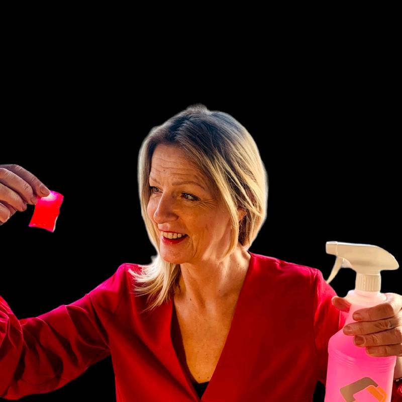 GreenQube Home Cleaning Refill Pack of 6 - Colorful Cleaners for Sparkling Results - Waste Free 6