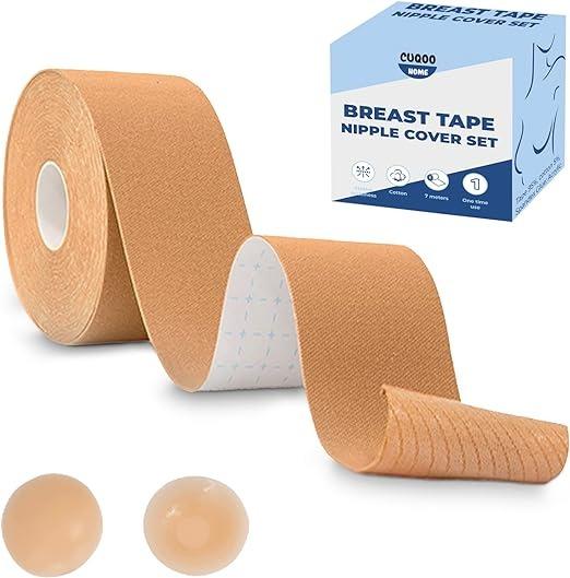 Womens Reusable Adhesive Invisible Pasties Nippleless Covers Round - Multipurpose Pack - Womenswear, Accessories Womenswear Accessories Bra Underwear Lady Comfort boob  tape body  tape nipple cover 2