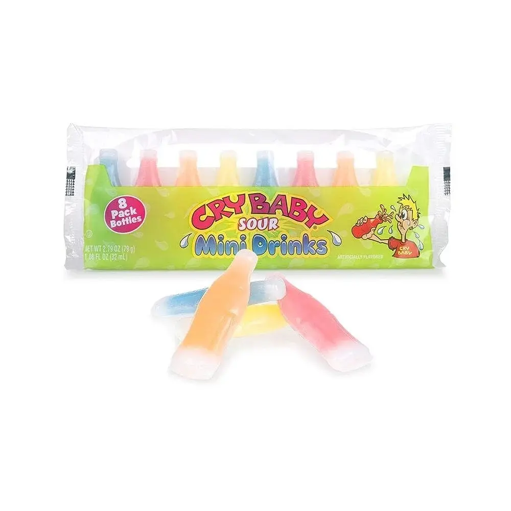 Concord Cry Baby Sour Wax bottles Jumbo 8's