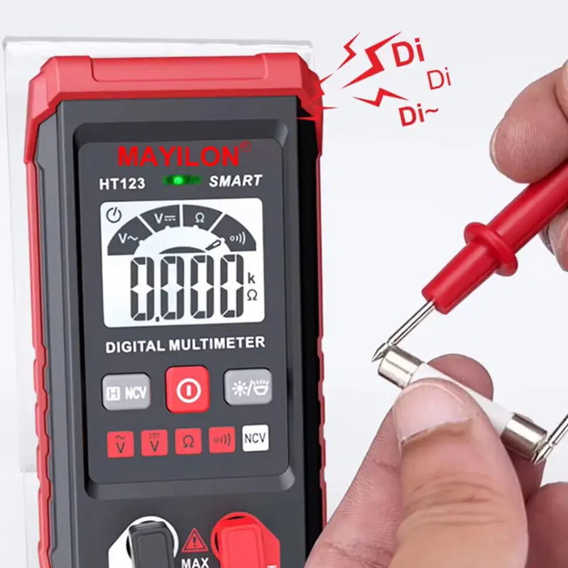 Professional Digital Multimeter Voltmeter Ohmmeter Ammeter Multi Tester Meter UK 6
