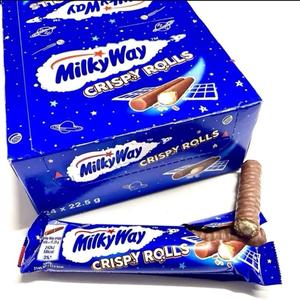Milkyway Crispy Rolls 24 Pack & Individually 22.5g Snack Crunchy Creamy Sweet Bite