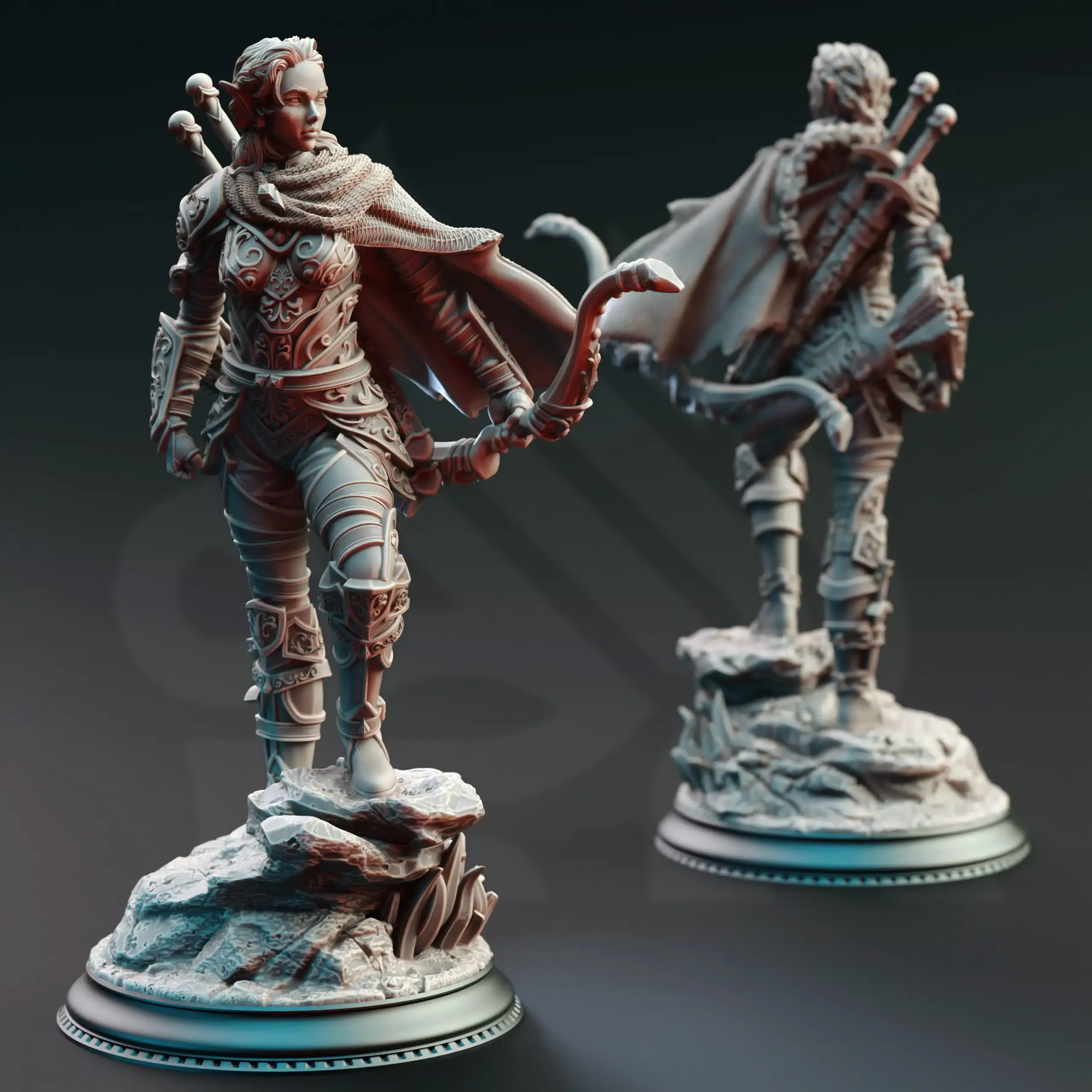 Virana – Hunter of Hellspawn DnD D&D Miniatures TTRPG DM Stash