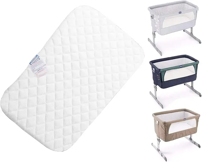 Next to me chicco Deluxe Crib Mattress Compatible Bedside Crib (83 x 50 x 5 cm) 2