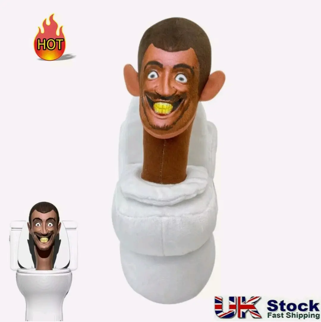 Skibidi Toilet Plushy Toy Stuffed Toy Skibidi Funny Gift Prank Game Prop