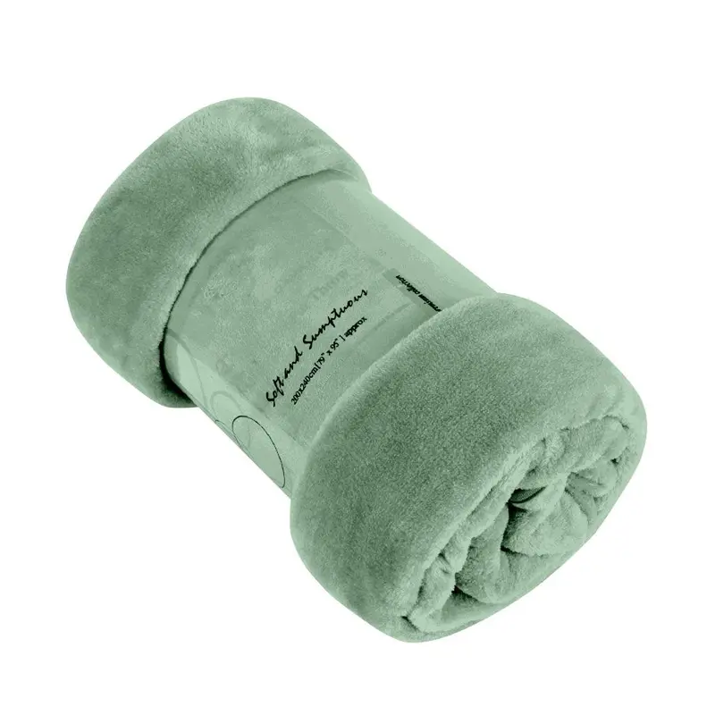Mink Throw Warm Super Soft Plain Large Bed Blanket Sofa Double King Size For Warm Wingter Xmas Gift Sofa bed Tv lounge Cozy Nights Breathable 4