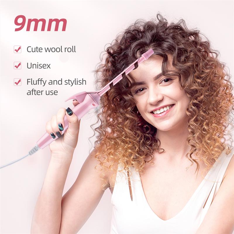Product Introduction of 9Mm Mini Hair Curling Iron Hair Curler Wand Professional Curly Tongs Ceramic Electric Salon Styling Tool Small Crimping Iron 17