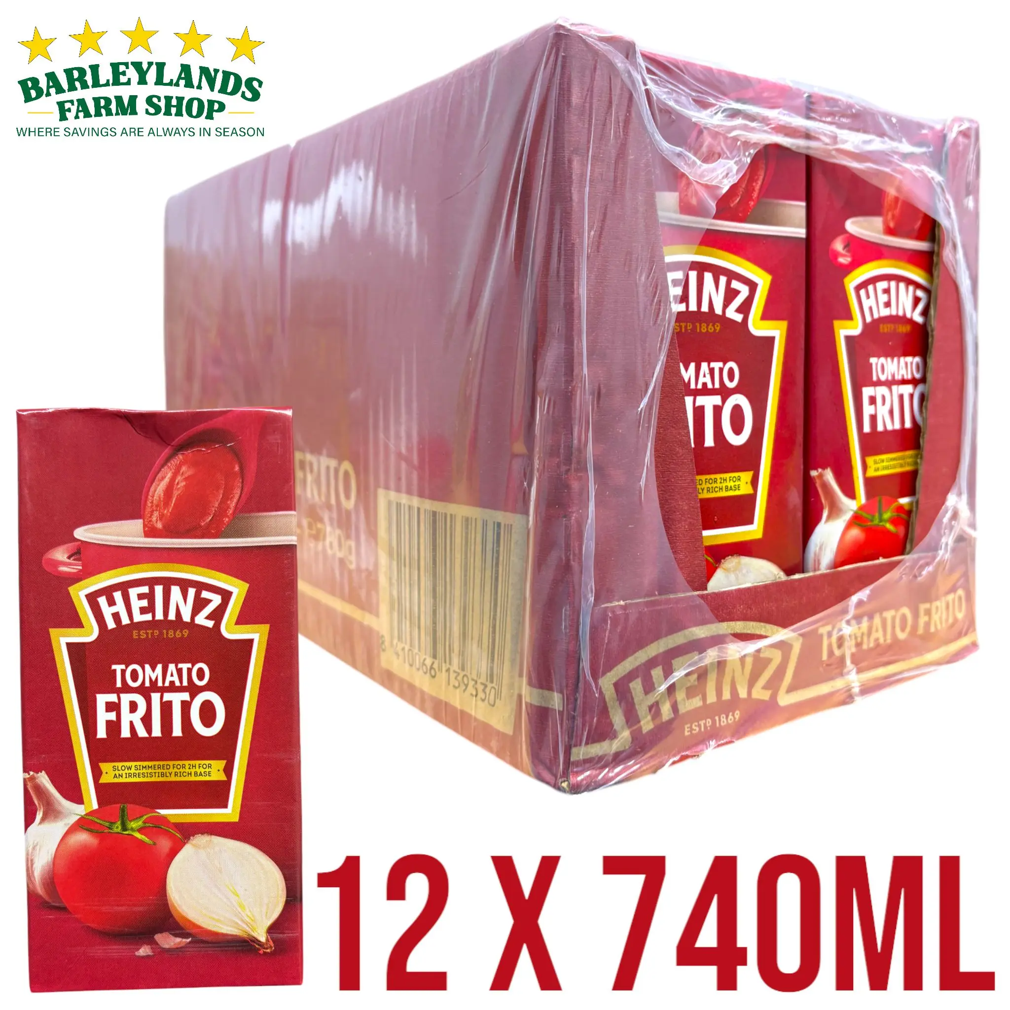 Heinz Tomato Frito Paste HUGE Case of 12 x 740ml B.B.E: 07/2025