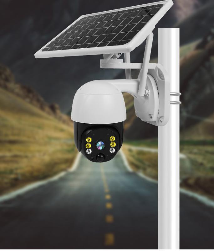 Silver Cube Wifi battery and solar powered CCTV camera PIP remote control with 32g sdcard 1