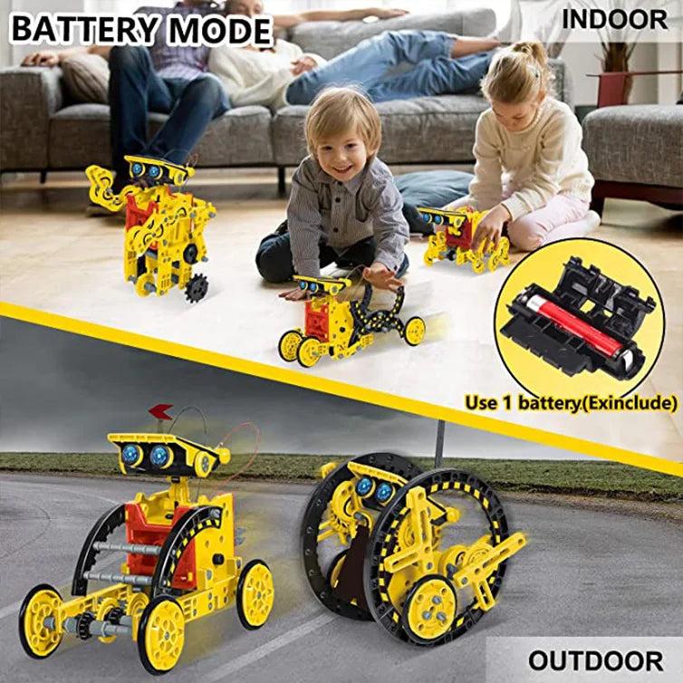 12 in 1 Science Experiment Solar Robot Toy DIY Building Powered Learning Tool Education Robots Technological Gadgets Kit for Kid 3