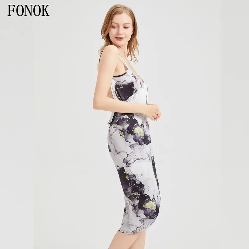 FONOK Spring/Summer Fashion Beach Dress Women Bikini Cover Up Swim Beachwear Long Maxi Wrap Sarong Plus Size Beach Dress 7