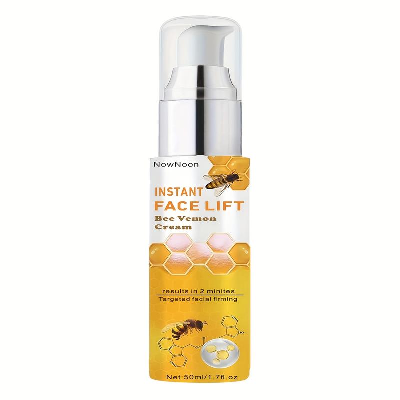 Product Introduction of 1.7fl.oz Bee Venom Instant Face Lift Cream - Temporary Skin Firming & Lifting for All Skin Types, Smooths Fine Lines & Wrinkles, Alcohol-Free with Hyaluronic Acid & Glycerin 0
