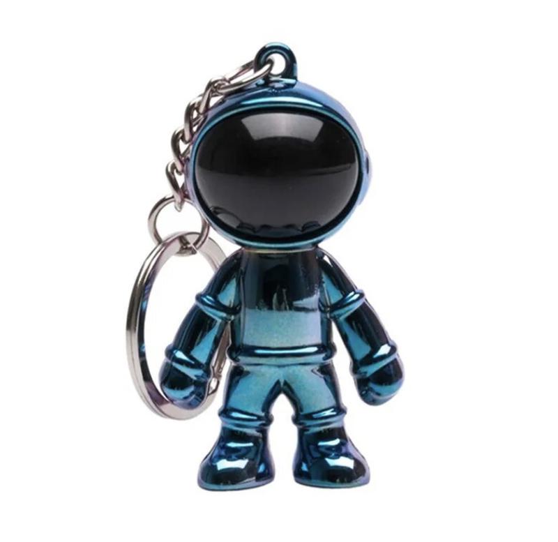 Handmade 3DKeychain Space Robot Astronaut Astronaut Man Gift Present Occassion Gold Silver Black Blue For Him Anniversary Birthday 5