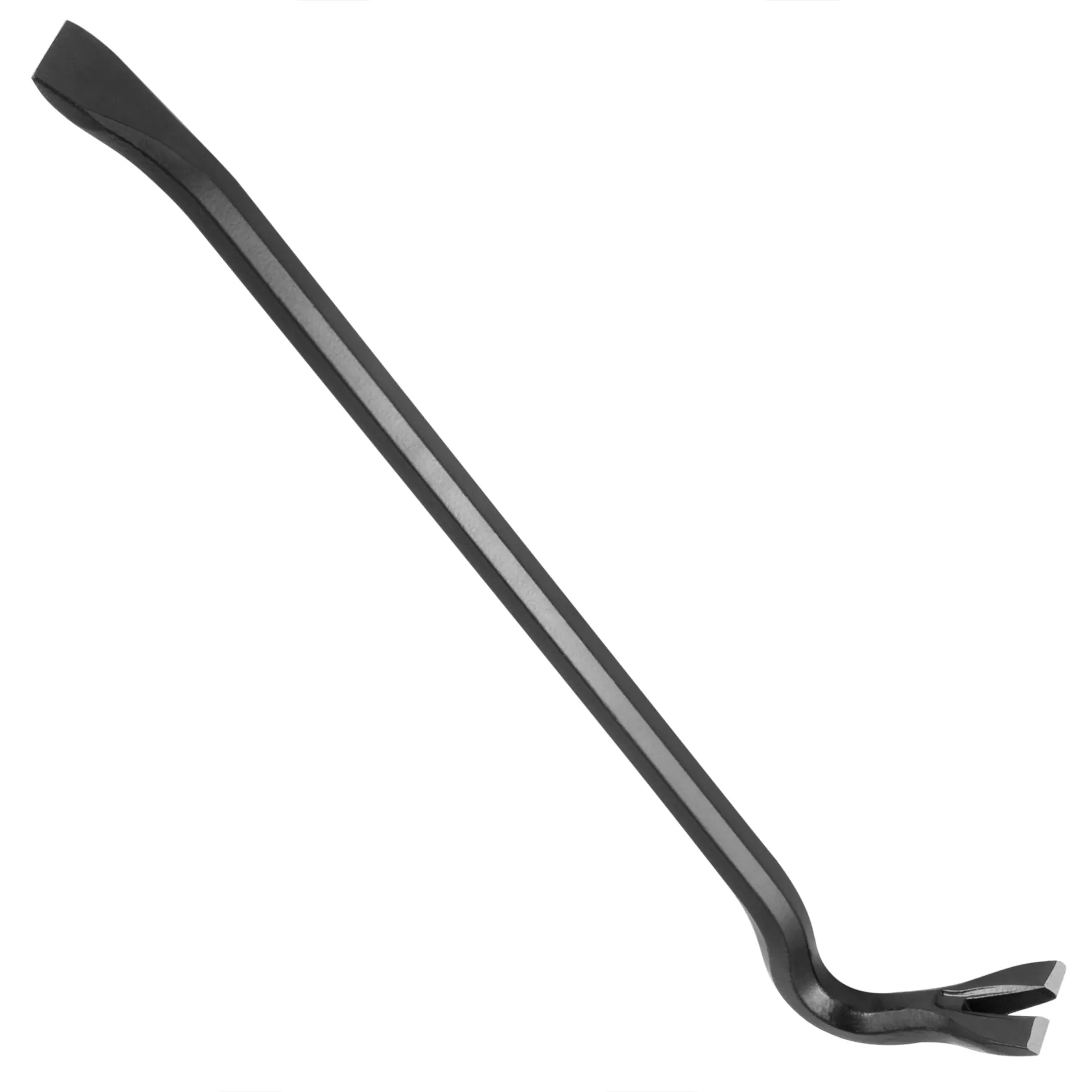Hardys Hand Tools - Heavy Duty 12" Treated Carbon Steel Crow Bar, Swan Neck Wrecking Bar with Chisel End, Ideal Tools for Men, Crow Bars for Lifting Floorboards, Removing Nails