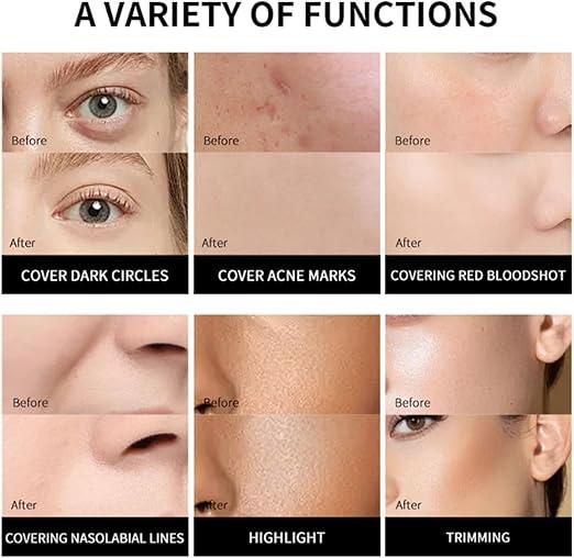 Under Eye Brightener,Under Eye Concealer,Colour Corrector Dark Circles,Dark Circle Concealer,Under Eye Colour Corrector,Color Corrector Makeup,Cream Concealer,Colour-Correcting Eye Brightener Primer 3