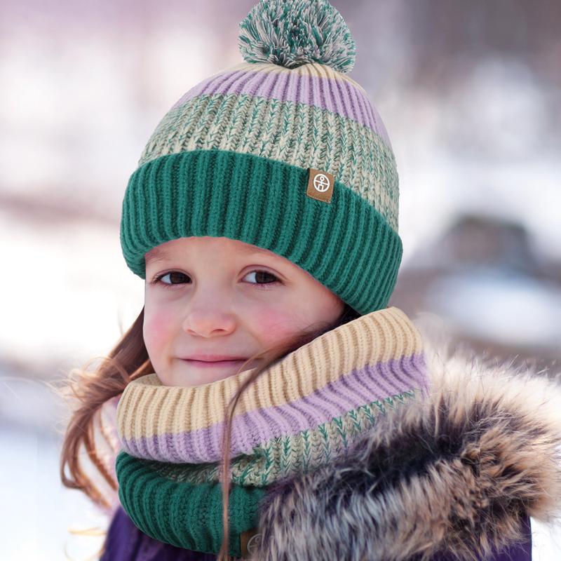 Product Introduction of Girls hat, gloves, scarf ,child crochet hat beanie,Winter three-piece children's girls scarf with velvet color hairball hat scarf gloves warm suit,knitted hat girls  hat hats  scarf 1