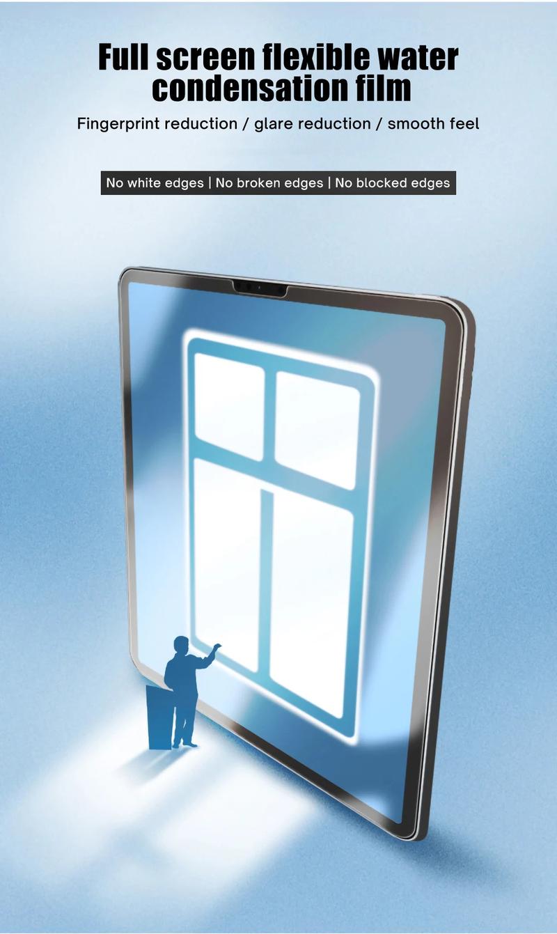 Product Introduction of 2Pcs Hydrogel Film For iPad Air 5 10.9 2022 iPad Pro 11 Air 4 for iPad 10.2 9th 8th 10.5 9.7 Mini 6 4 5 Liquid Screen Protector 34
