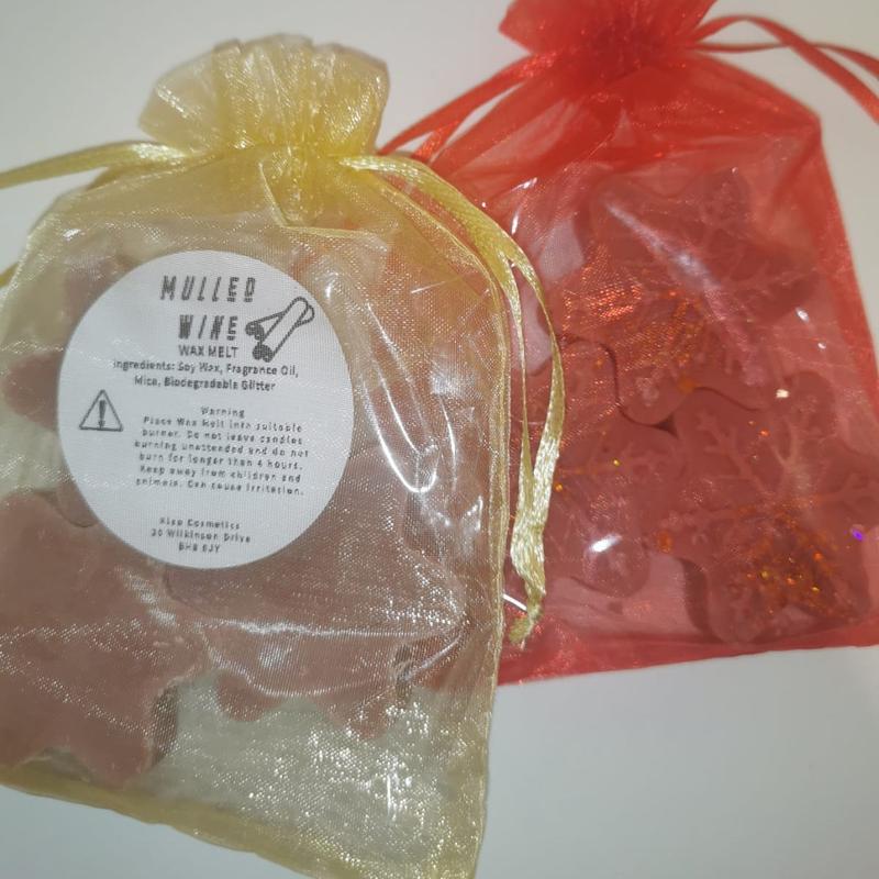 Was £2 CHRISTMAS WAX MELTS 50G Stocking Filler Teacher Present Secret Santa Strong Scent Pet Safe Gift Bag Home Fragrance Candle 2