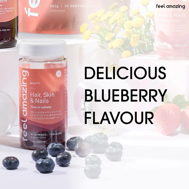 Feel Amazing Hair, Skin & Nails Complex | 60 Gummies 2