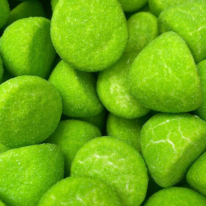 Green Sweets Mix - 600g Pouch up - Fizzy, Sour, and Marshmallow Delights - Snack, Candy - Jelly, Bonbon 6