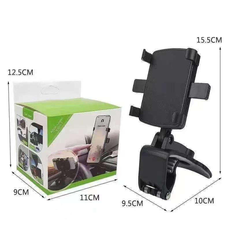 Product Introduction of Car Mobile Phone Holder Car Multifunctional Rotating Car Dashboard Rearview Mirror Navigation Holder 7
