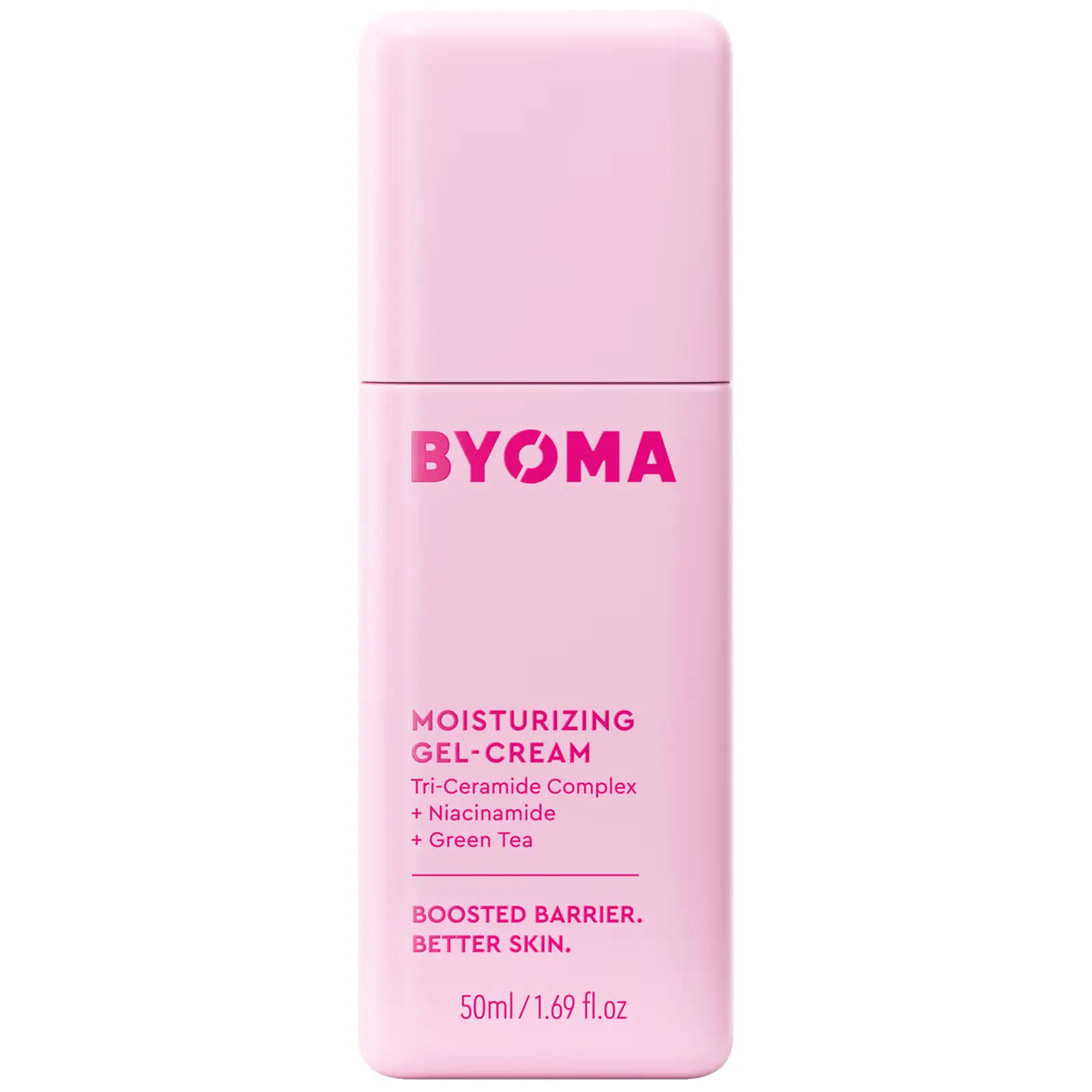 BYOMA Moisturizing Gel Cream 50ml - Ultra-Lightweight and Creamy Moisturizer for Hydrated Skin - Moisture