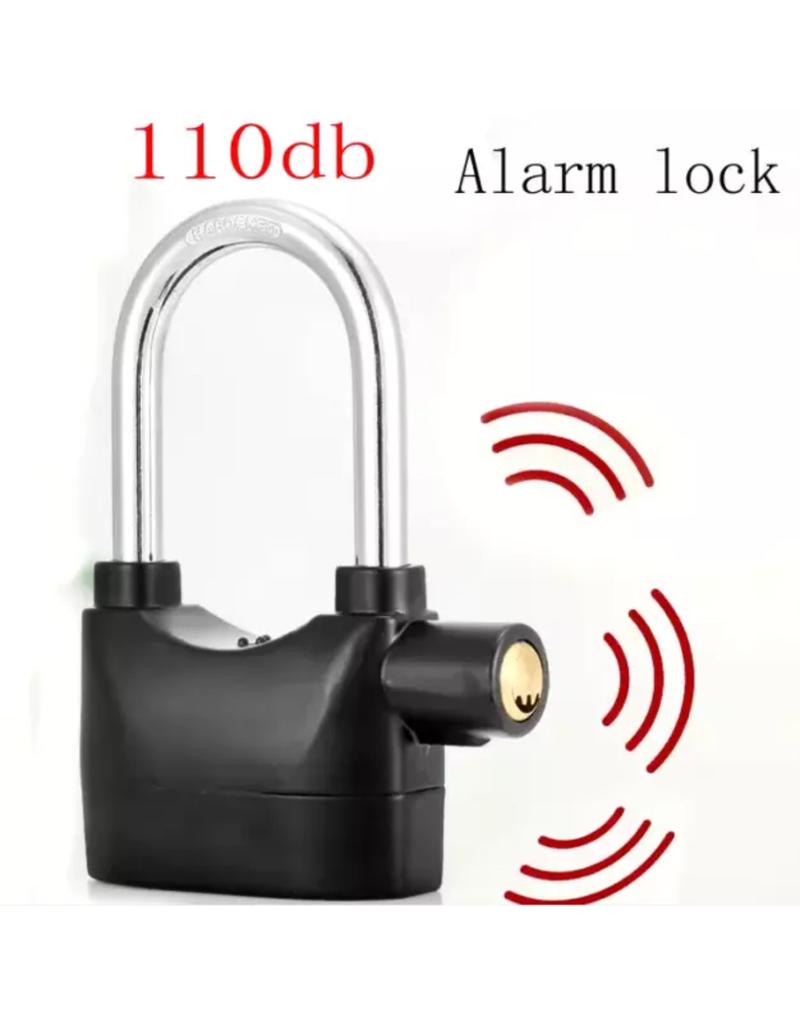 Product Introduction of Alloy Steel Anti-theft Alarm Lock Padlock with  Steel Cable for Motorcycles 5