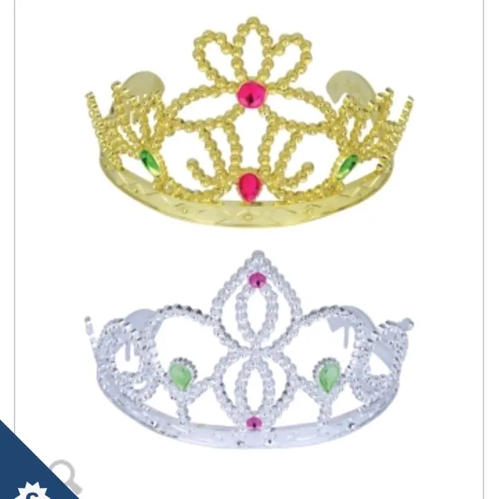 Tiara Gold Or Silver 12cm X 8cm