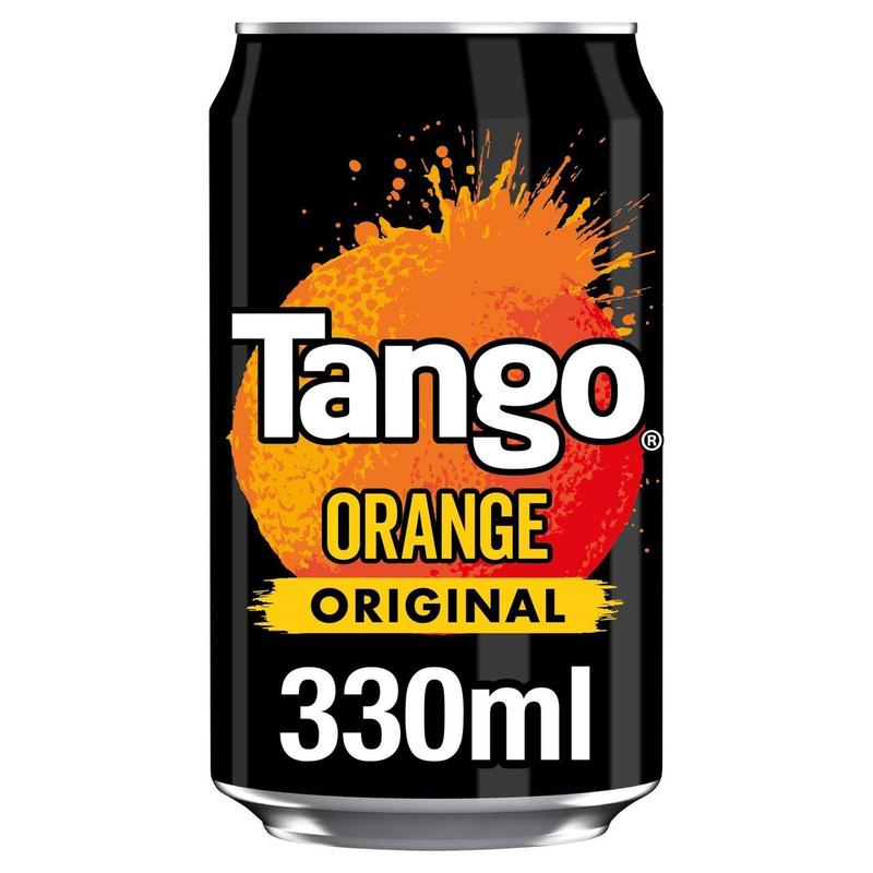 24X Tango Orange Origianal Flavored  Made in GB Can 330ML Sparkling Soft drink Beverage 1