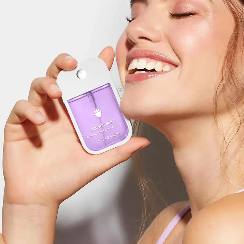 Women's Hydrating Hand Sanitizer Mist: Alcohol-Free, Moisturizing Formula - Perfect for On-the-Go Cleanliness, Available in Single or 6-Pack 2