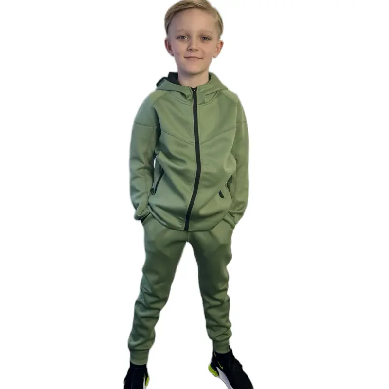 The Parker Zip Up Hooded Spring Tracksuit, by Flo’s Childrenswear 1