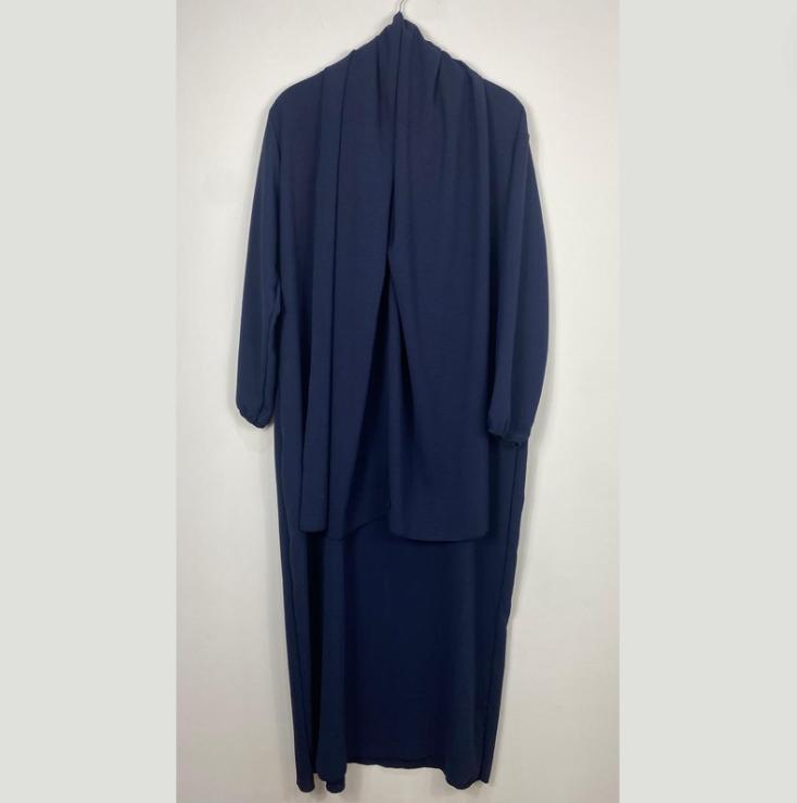 Crepe Prayer Abaya with Attached Hijab, Praying Abaya, Muslim Women, Pray Jilbab, Hijab, Prayer Long Dress, Dubai, Maxi 5