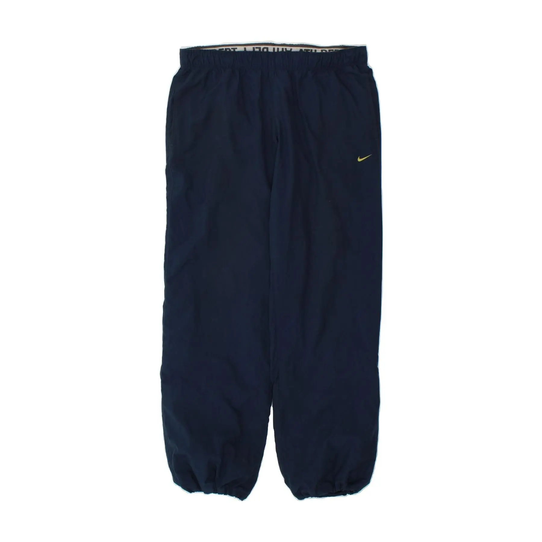 Pre-Owned Vintage NIKE Mens Tracksuit Trousers Joggers Medium  Navy Blue Polyester