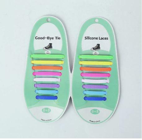 Comfortable Elastic Silicone Shoelaces for Kids and Adults - No Tie Lazy Trainers - Footwear 6