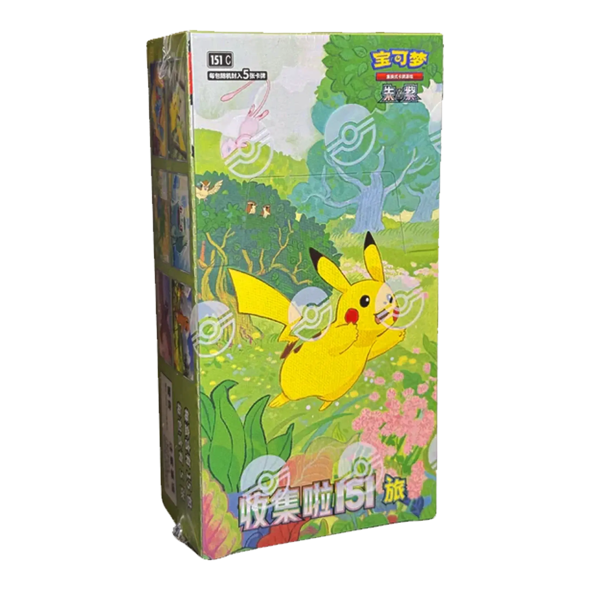 Pokémon Collect 151 Journey 151C Simplified Chinese Slim Booster Box