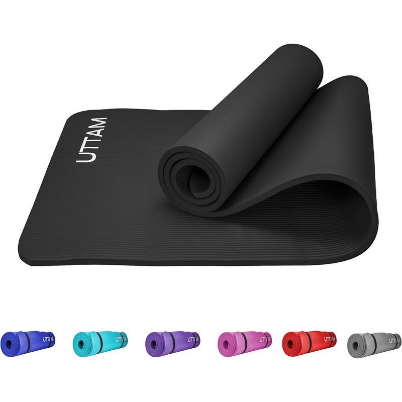 Yoga Mat | Multi-Purpose Extra Thick Foam Exercise Mats | Stretching, Resistance Workout & Therapy – Pilates, Home & Gym Equipment Accessory for Men Women Kids (183 x 60cm) 2