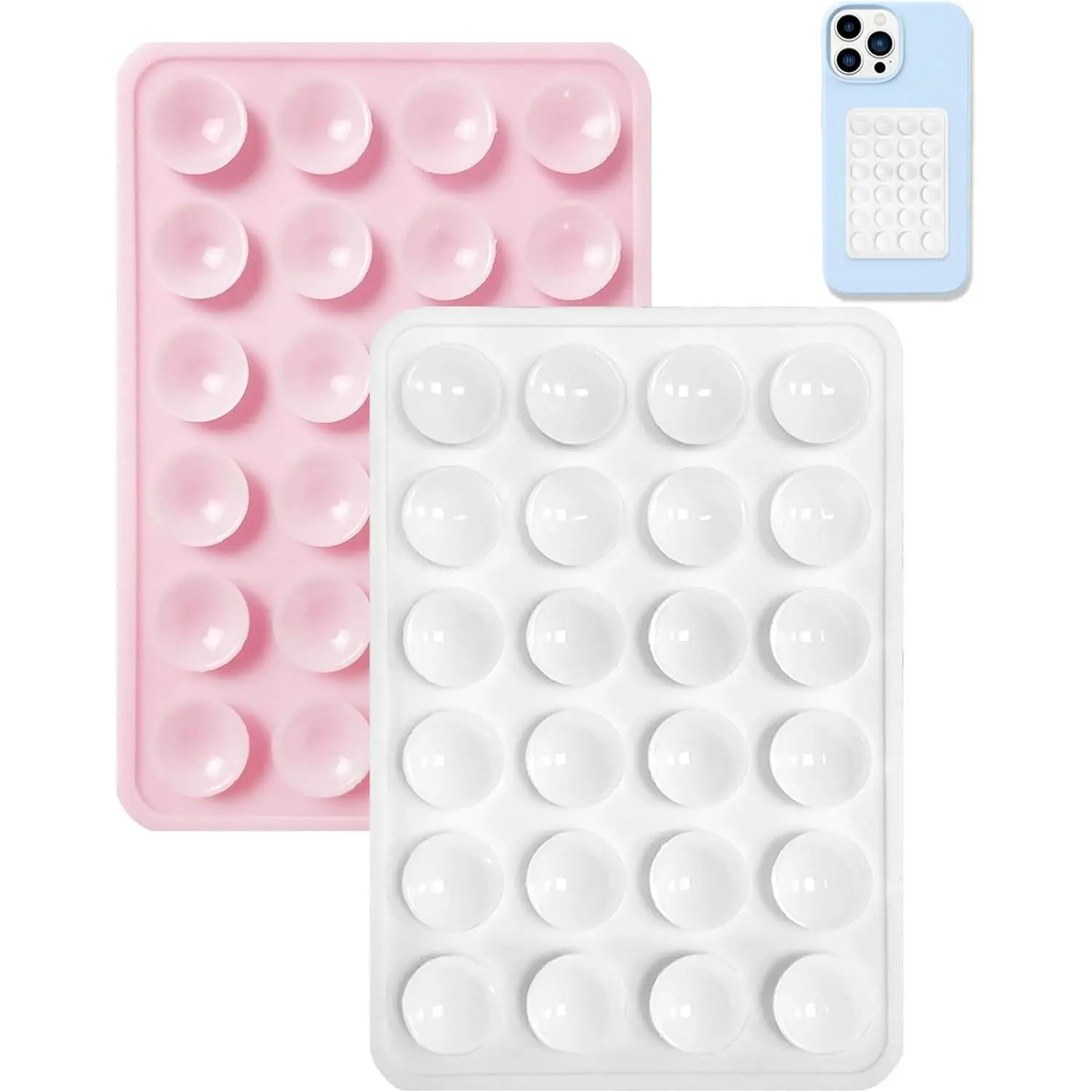 mixed Color Smartphone Suction Cup Phone Case Mount, sticky phone grip, Durable Suction Cup Phone Stand Silicone Accessories phonegadget,suction phone holder,christmas gift,phone sticky grip,christmas gifts,suction cup