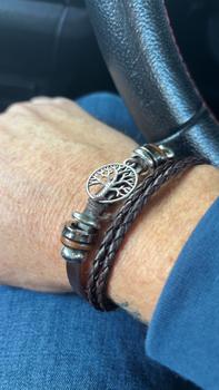 Product Review of Men's Vintage Adjustable Bracelet Set (6counts/set), Beaded & Braided & Hollow Out Tree Design for Party, Daily Birthday Gift from s**t 0