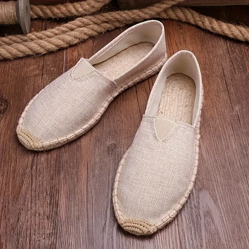 Men's Espadrilles Loafer Shoes, Casual Slip-on Shoes, Comfortable Walking Shoes Footwear Slipon 1