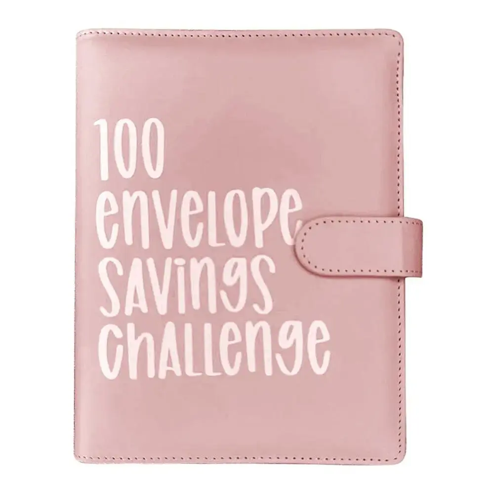 100 Envelope Saving Challenge Binder, 1 Count Budget Planner Binder Notebook, Holiday Essentials, Stationery Kit Money Saving Challenge Notebook, Budget Book, Teacher Gifts UK, Back to School Accessories, Gifts for Men, School Supplies