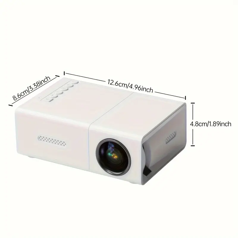 Professional Hd Mini Projector For Home Theatre And Outdoor Camping, Compatible With Hdtv, Usb Sd And Stand, Compatible With A Wide Range Of Devices, Suitable For Outdoor Camping/Home Theatre Audio Crystal 3