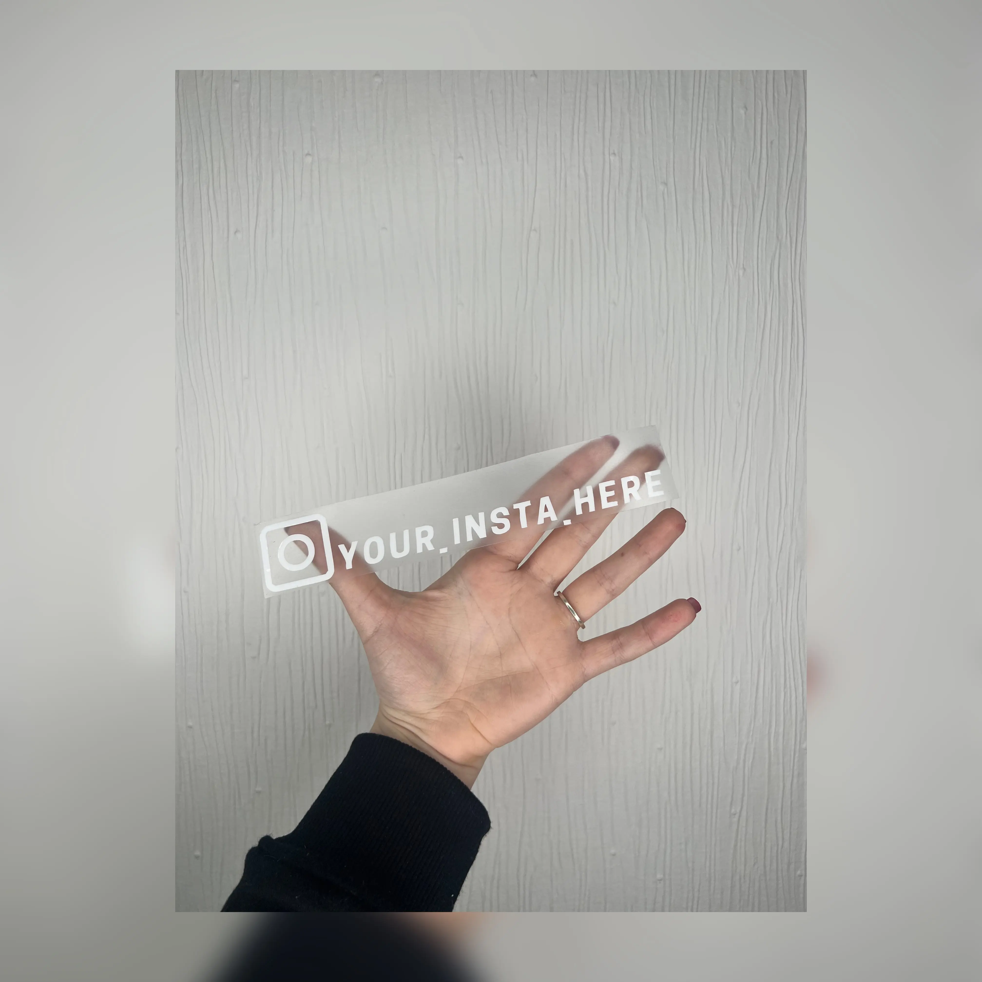 IG Social Media Username Stickers | Vinylar