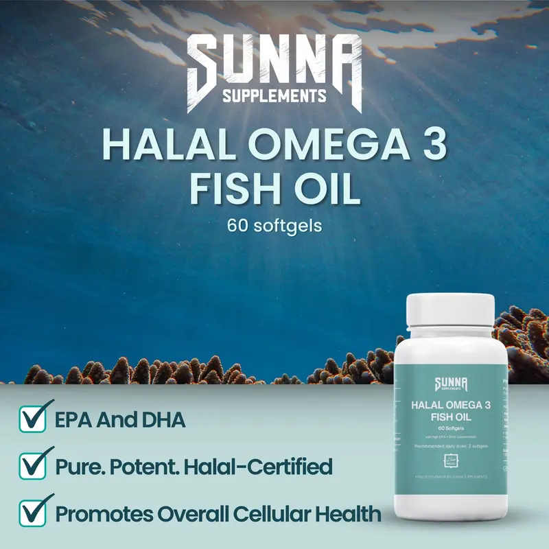 Halal Omega 3 Fish Oil 3