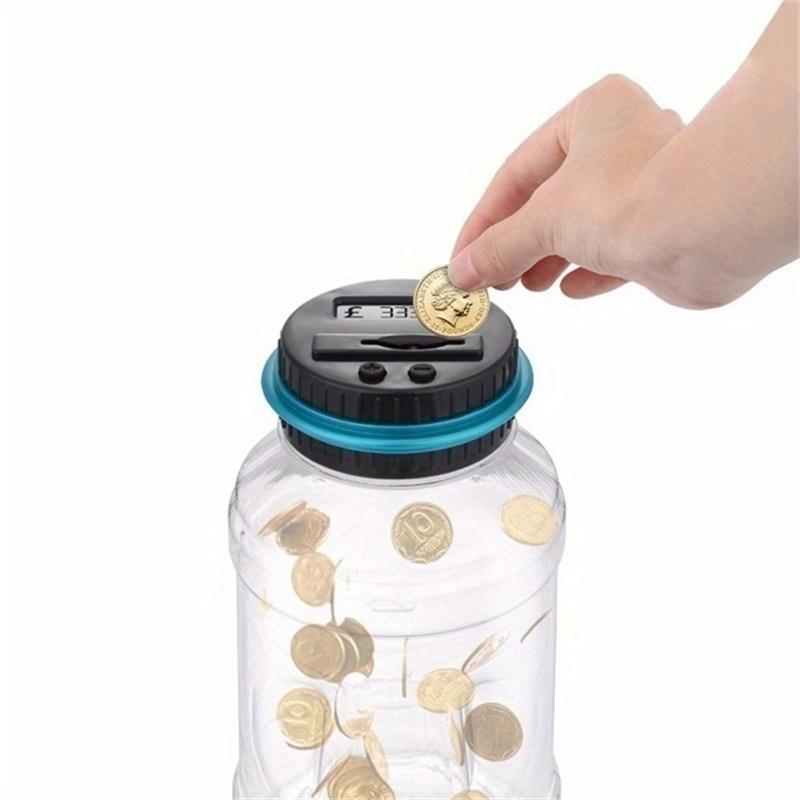 Product Introduction of Automated Coin Counting Jar - Large LCD Display - Money Saving Bank - Perfect Gift for Holidays Decor Piggy 5